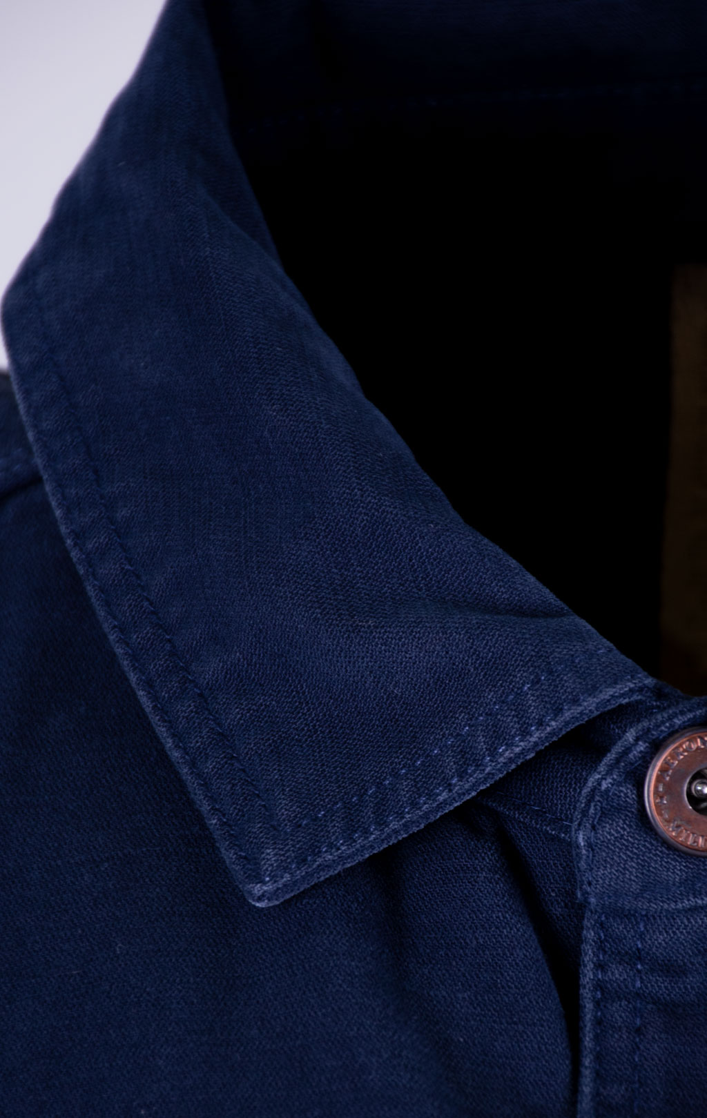 Куртка-рубашка AERONAUTICA MILITARE big size FW 26/27/IN dark blue (AC 0045) 