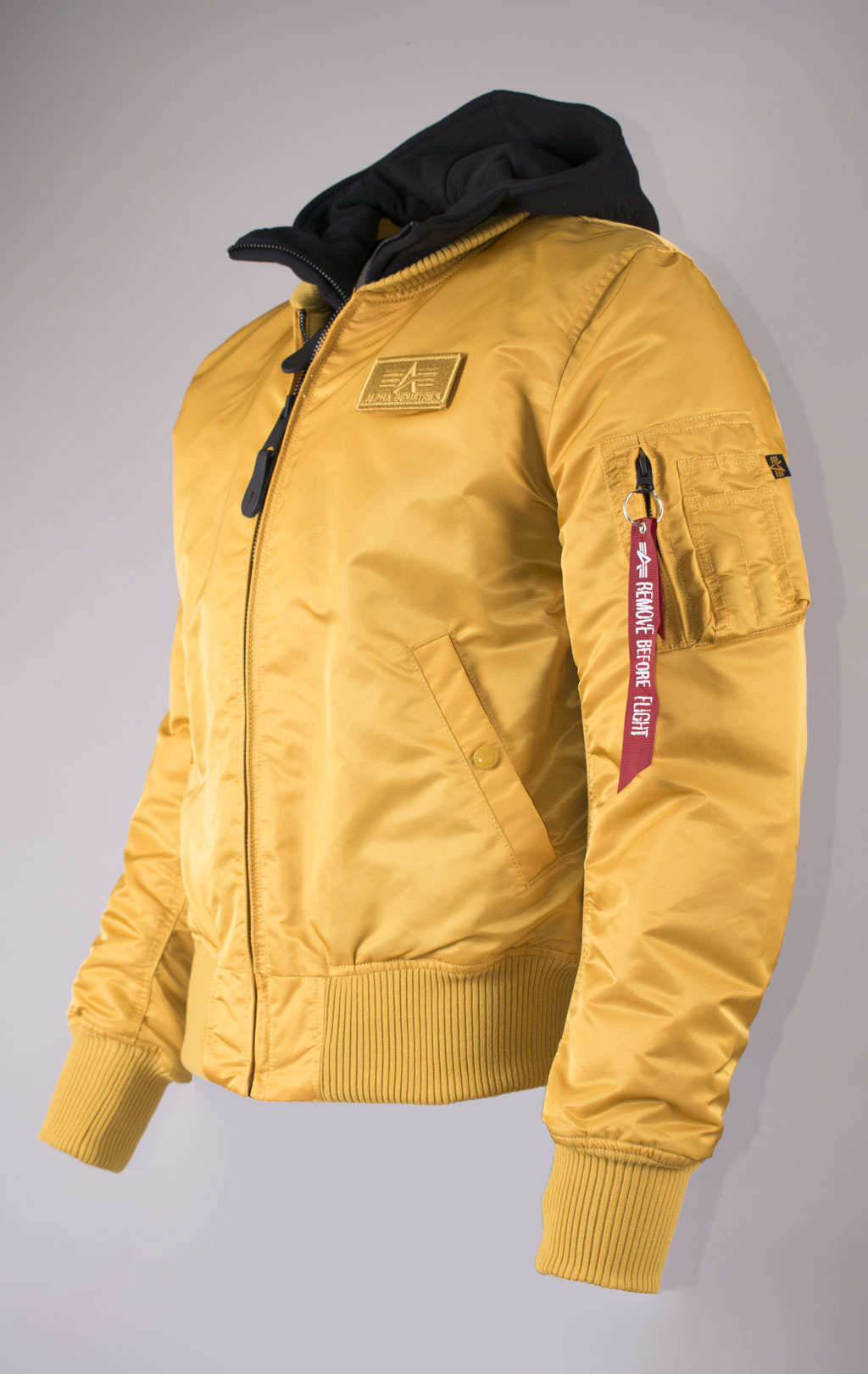 Куртка-бомбер лётная ALPHA INDUSTRIES D-Tec MA-1 wheat 