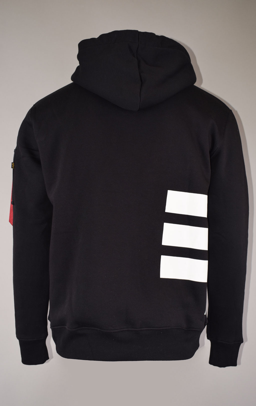 Толстовка ALPHA INDUSTRIES SIDE LOGO HOODY black 