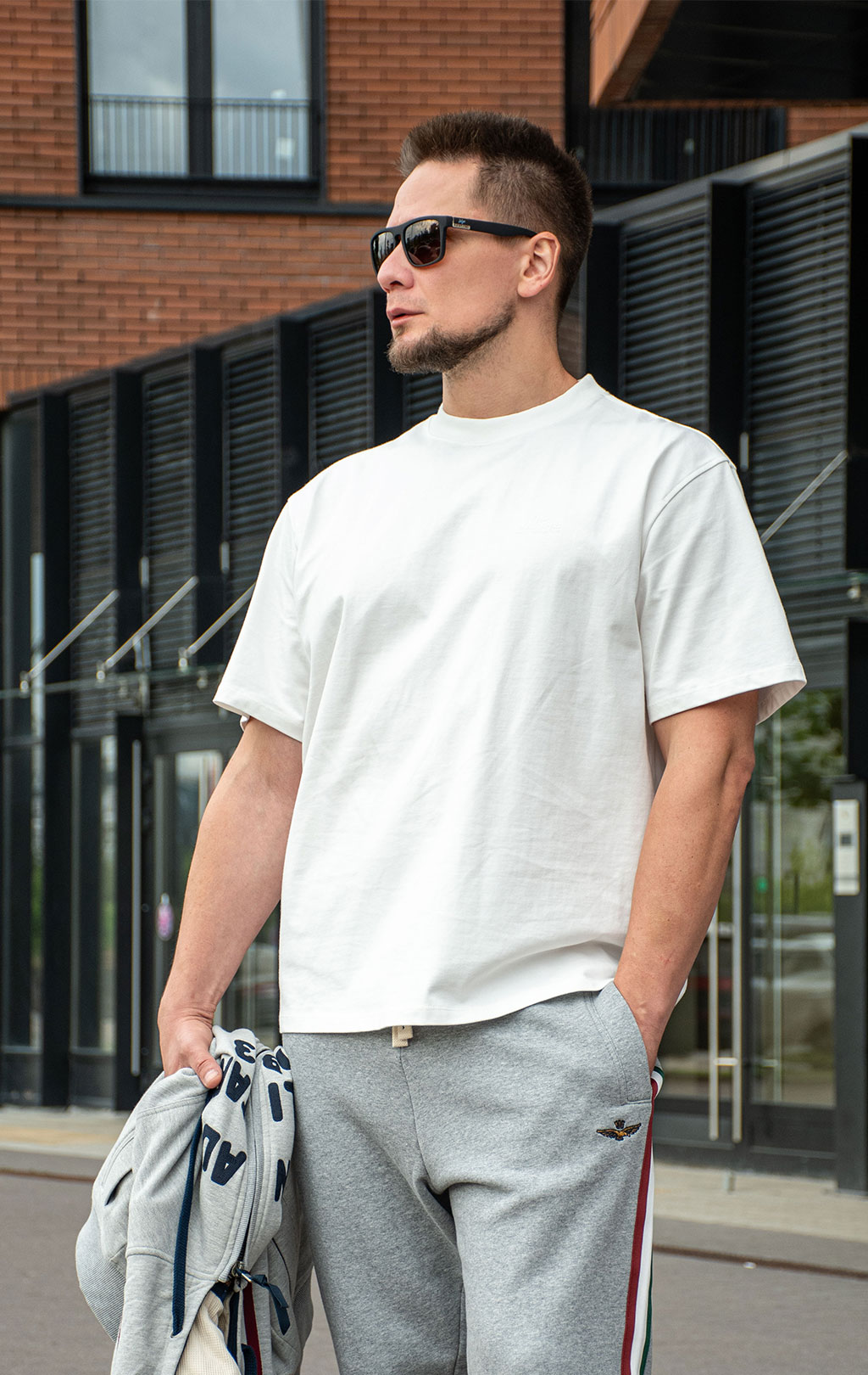 Футболка PARAJUMPERS REG TEE плотная SS 26 star white 