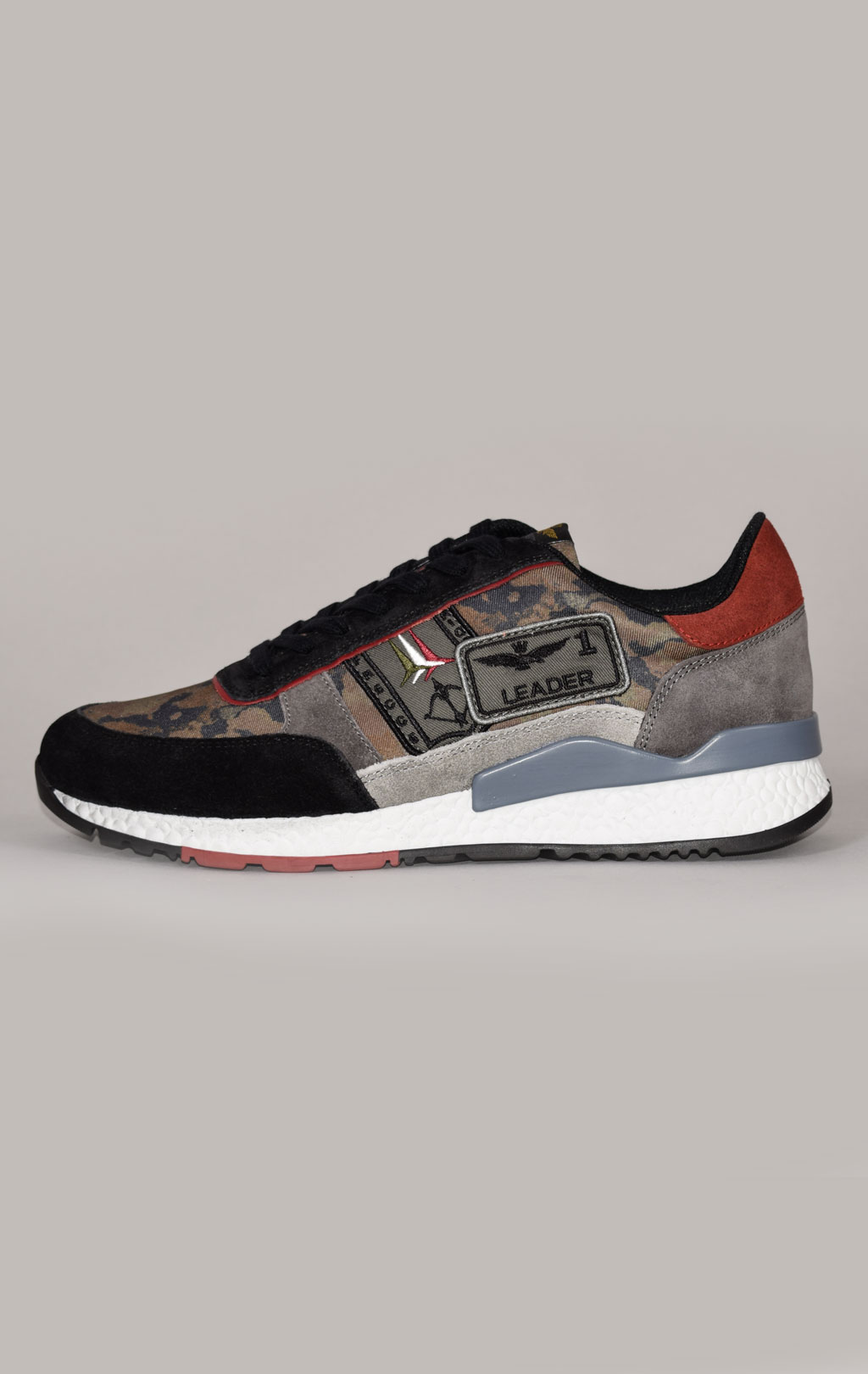Кроссовки AERONAUTICA MILITARE SS 22 m/PT camouflage/grigio medio (SC 202) 