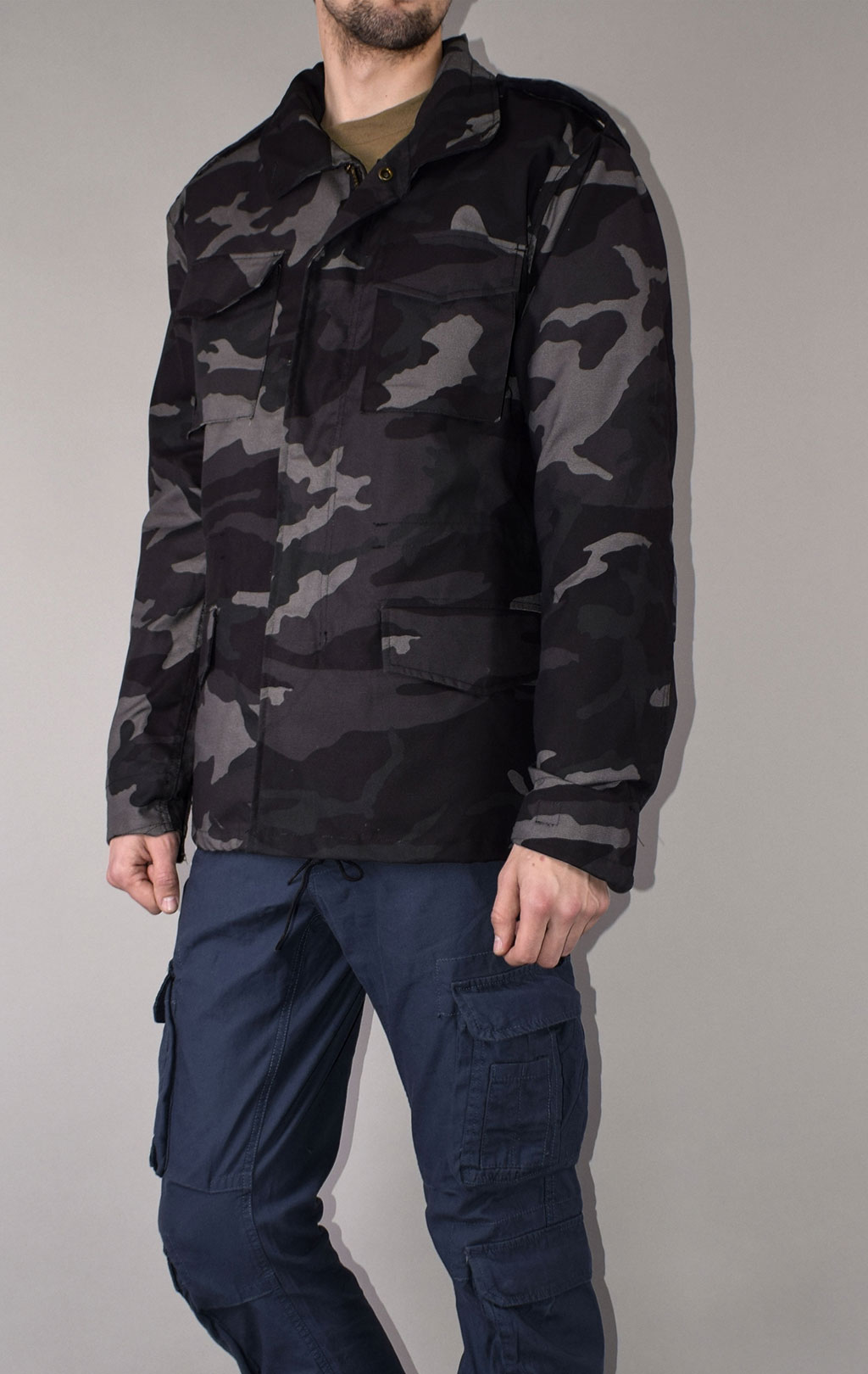 Куртка Surplus M-65 с подстёжкой camo black 