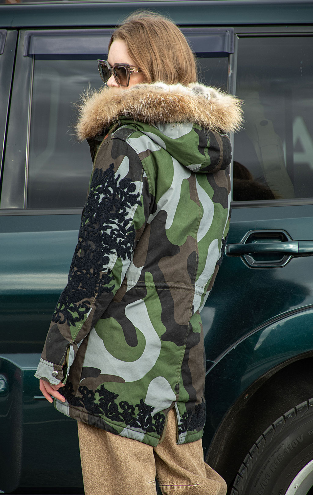 Женская куртка-парка CANADIAN BERNIERES CANVAS COTTON bosco green 