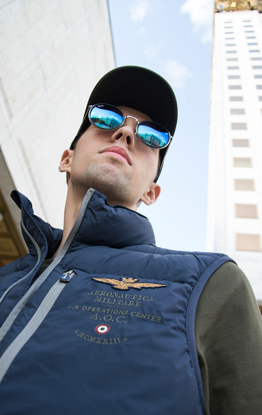 Жилет AERONAUTICA MILITARE FW 19/20 blue navy (AB 1685) 