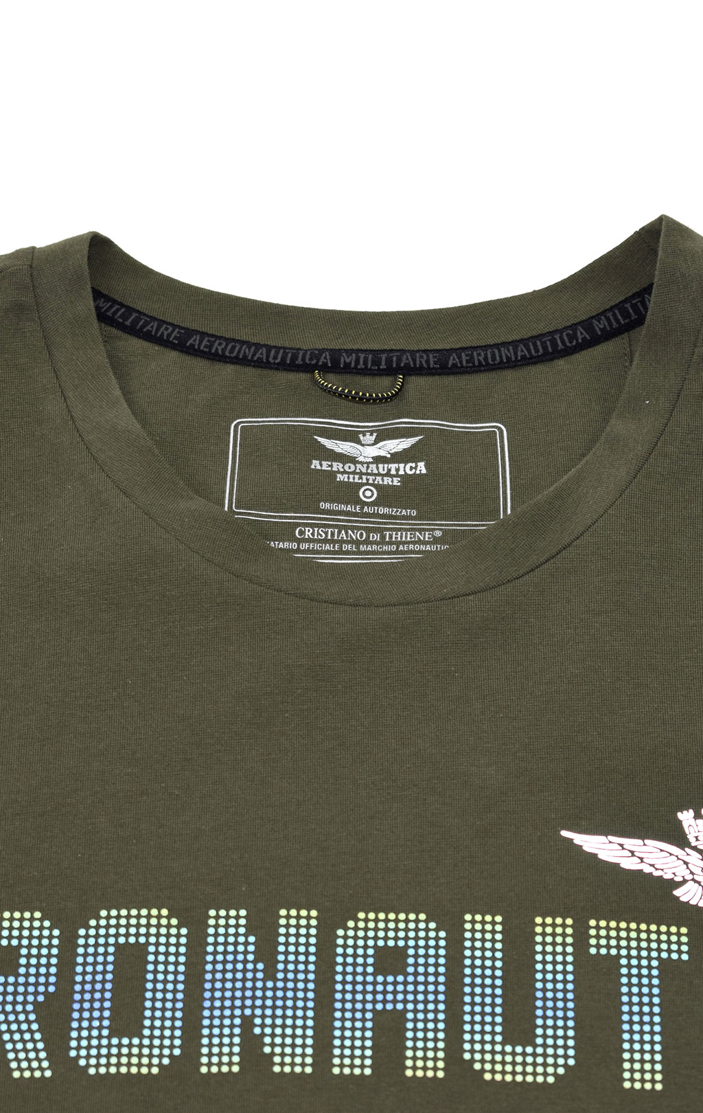 Футболка AERONAUTICA MILITARE SS 21/TR verde scuro (TS 1845) 