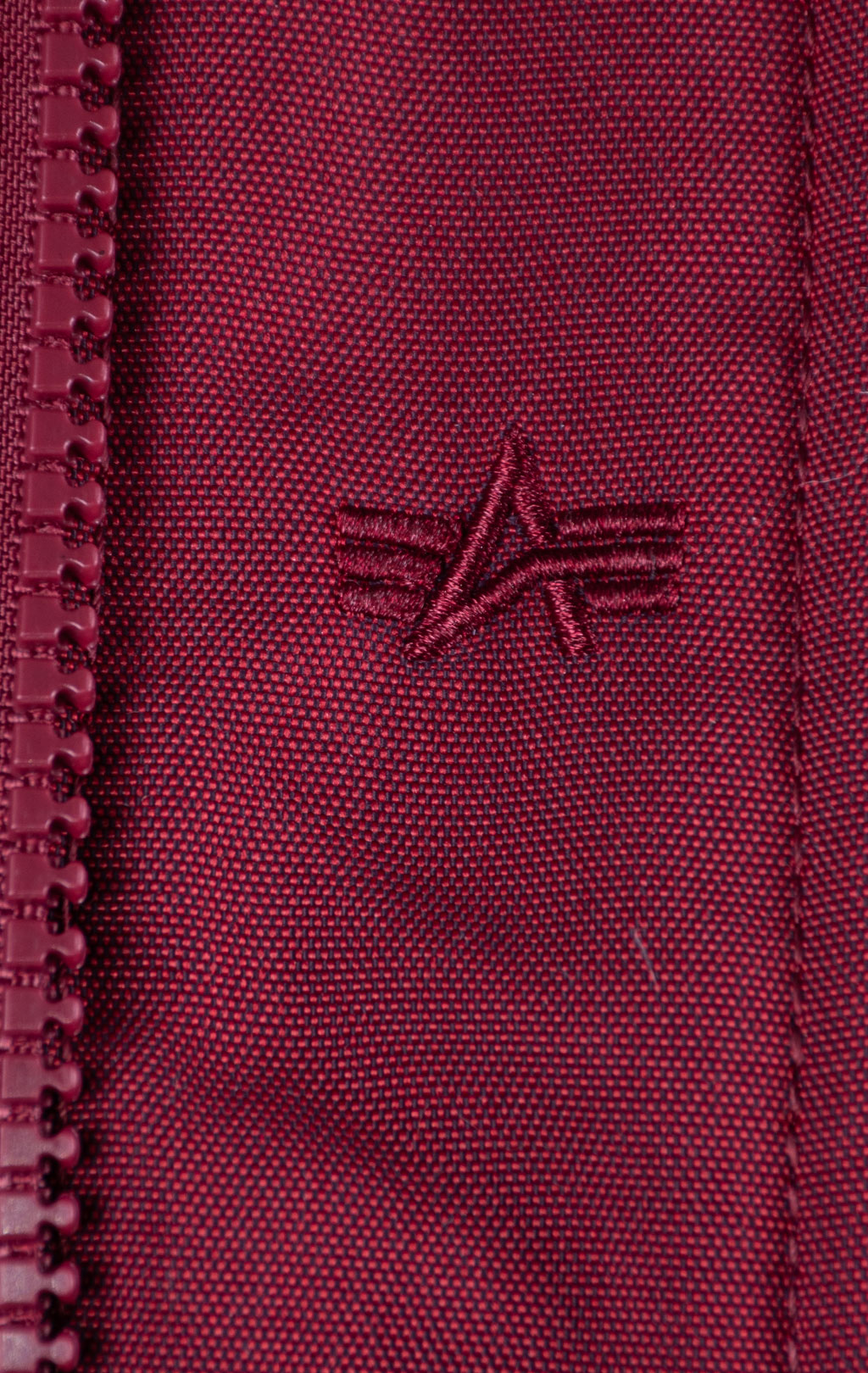 Женская аляска ALPHA INDUSTRIES EXPLORER натур. мех burgundy 