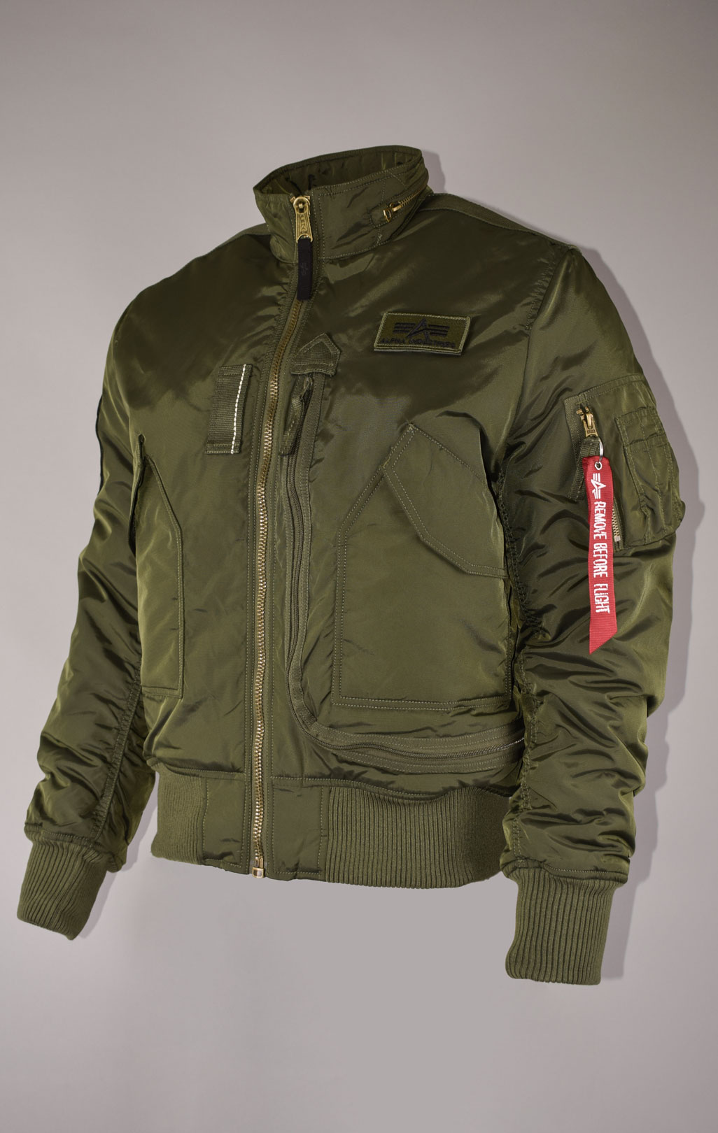 Куртка ALPHA INDUSTRIES ENGINE dark green 