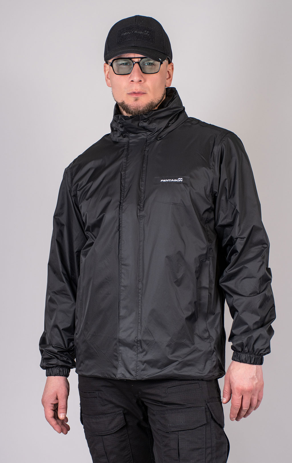 Куртка дождевая Pentagon ATLANTIC PLUS RAIN black 07022 
