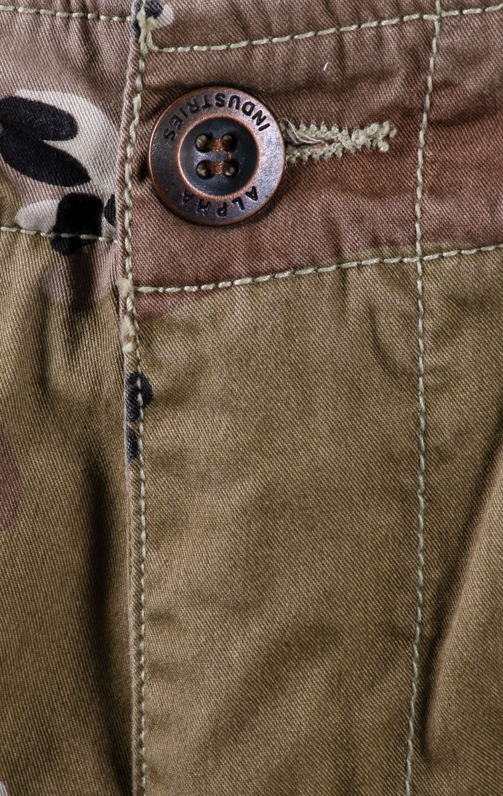 Шорты карго ALPHA INDUSTRIES JET chocolate chip 