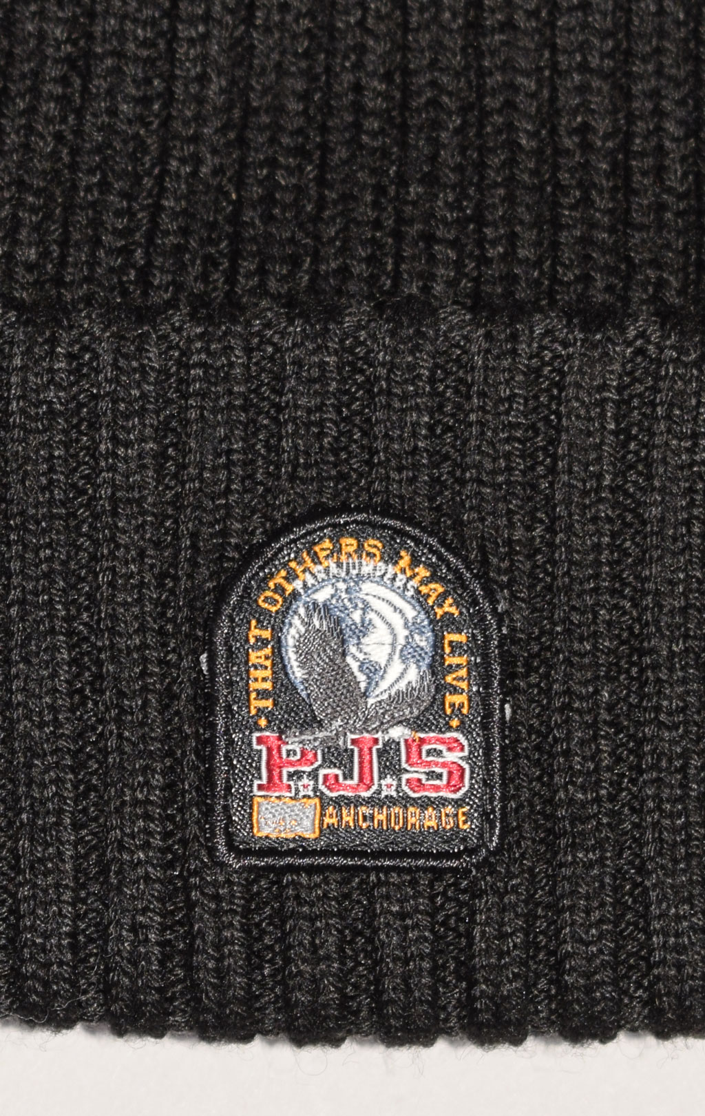 Шапка вязаная PARAJUMPERS RIB HAT FW 22/23 black 