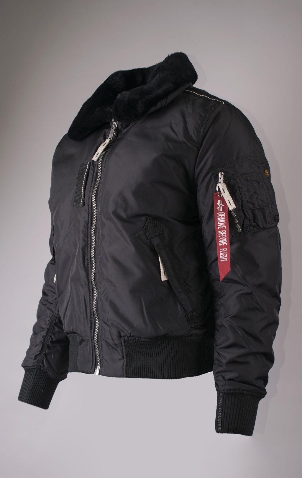 Куртка-пилот ALPHA INDUSTRIES INJECTOR-III black 