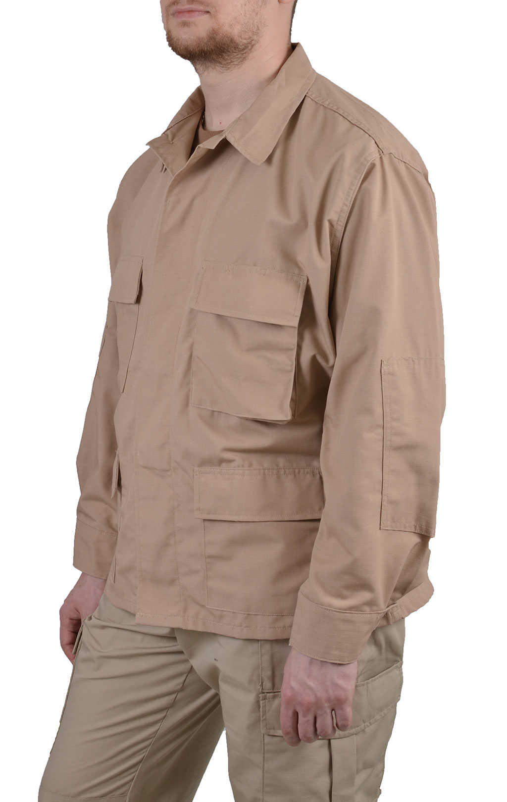 Китель полевой Tru-Spec BDU полиэстер Rip-Stop tan (khaki) 