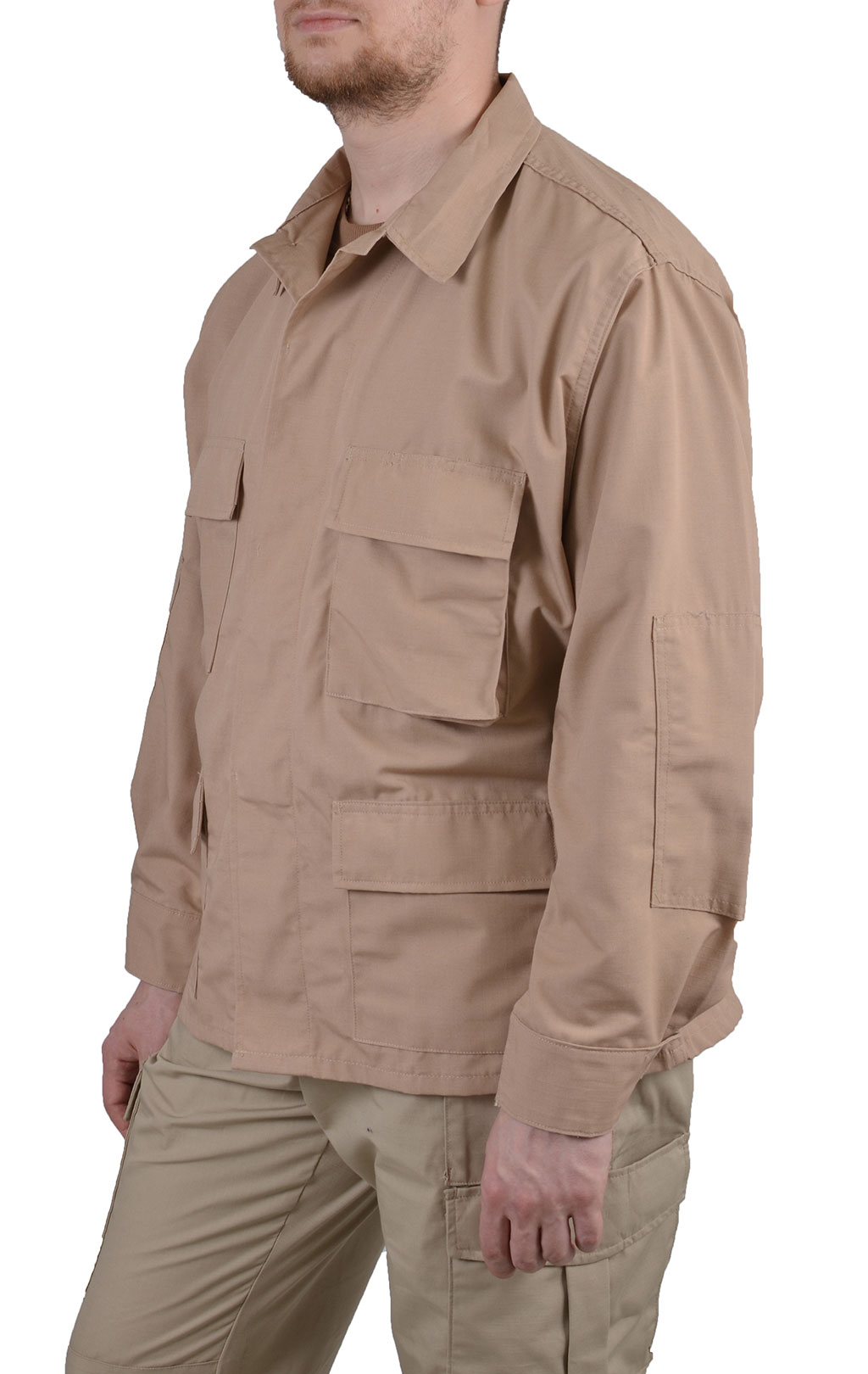 Китель полевой Tru-Spec BDU полиэстр Rip-Stop tan (khaki) 