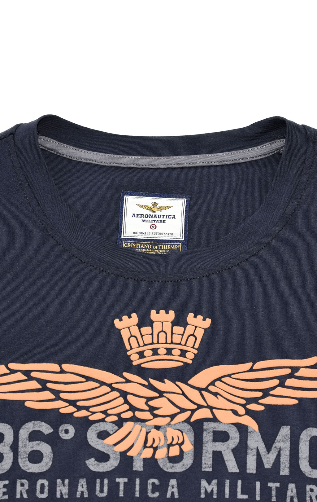 Футболка AERONAUTICA MILITARE SS 21/TR blue black (TS 1867) 