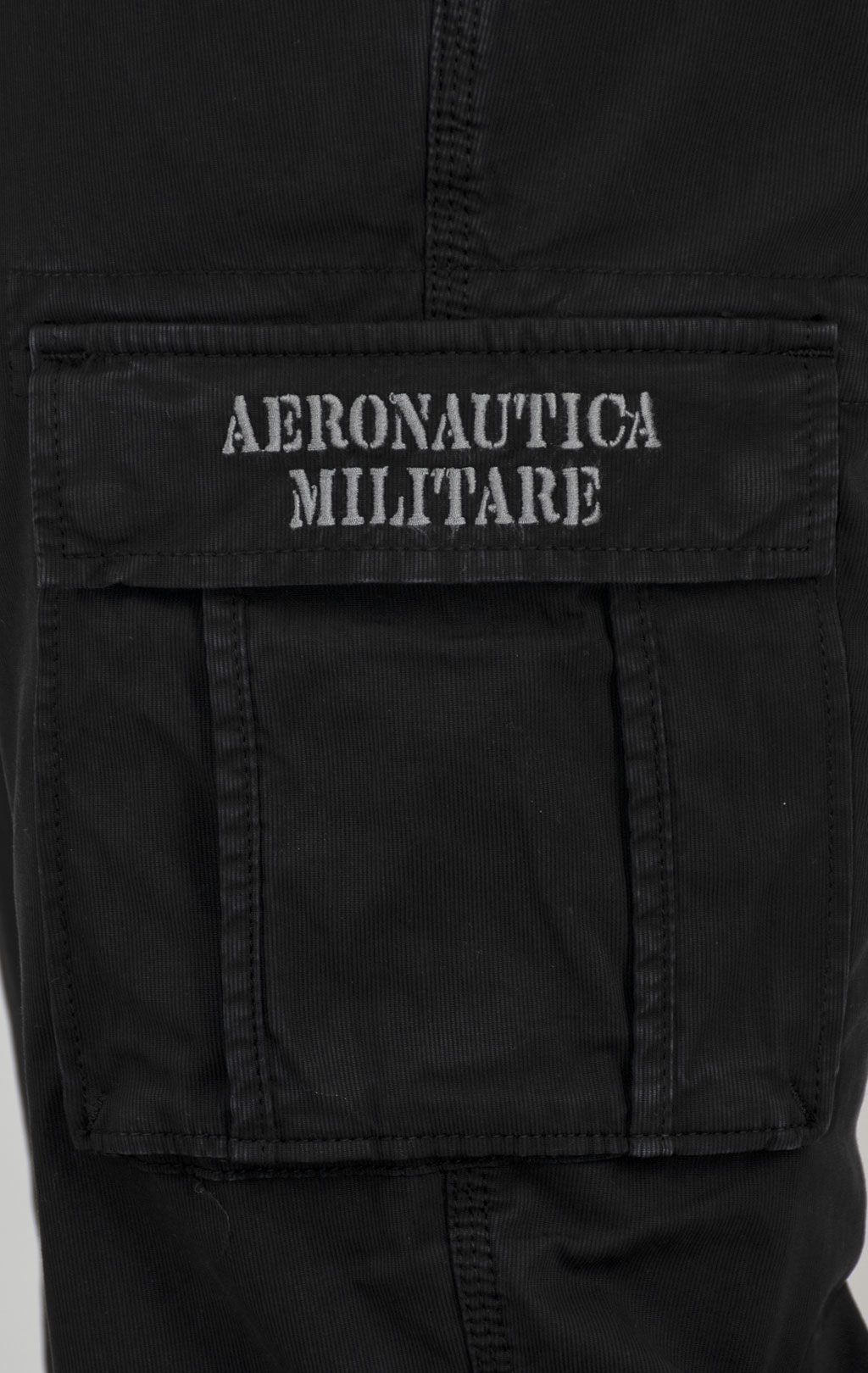 Брюки-карго AERONAUTICA MILITARE SS 25 m/AL black washed (PA 1329) 