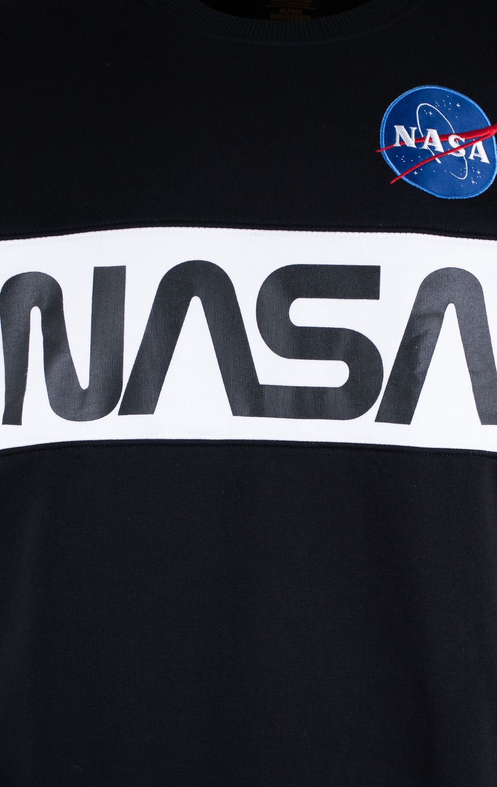 Свитшот ALPHA INDUSTRIES NASA Inlay black 