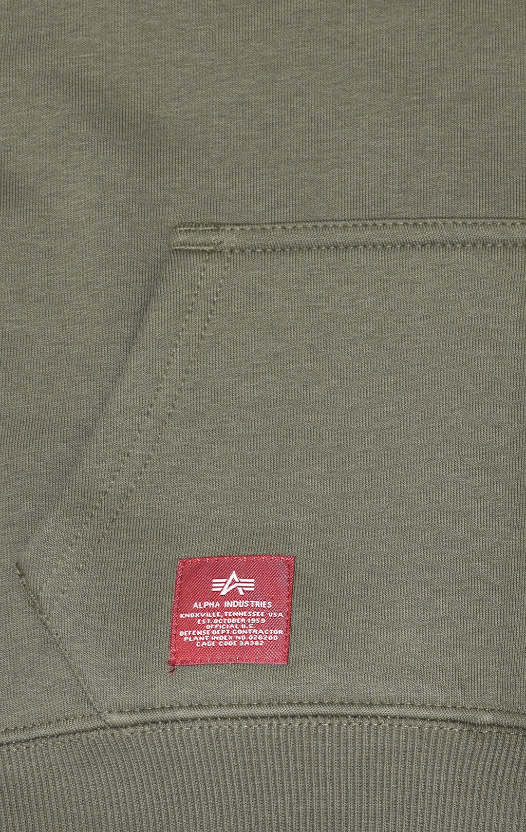 Детская толстовка ALPHA INDUSTRIES BASIC HOODY dark olive 