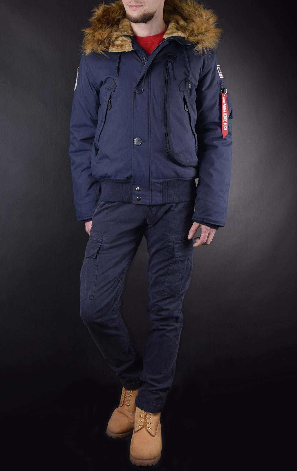 Аляска ALPHA INDUSTRIES POLAR SV rep. blue 