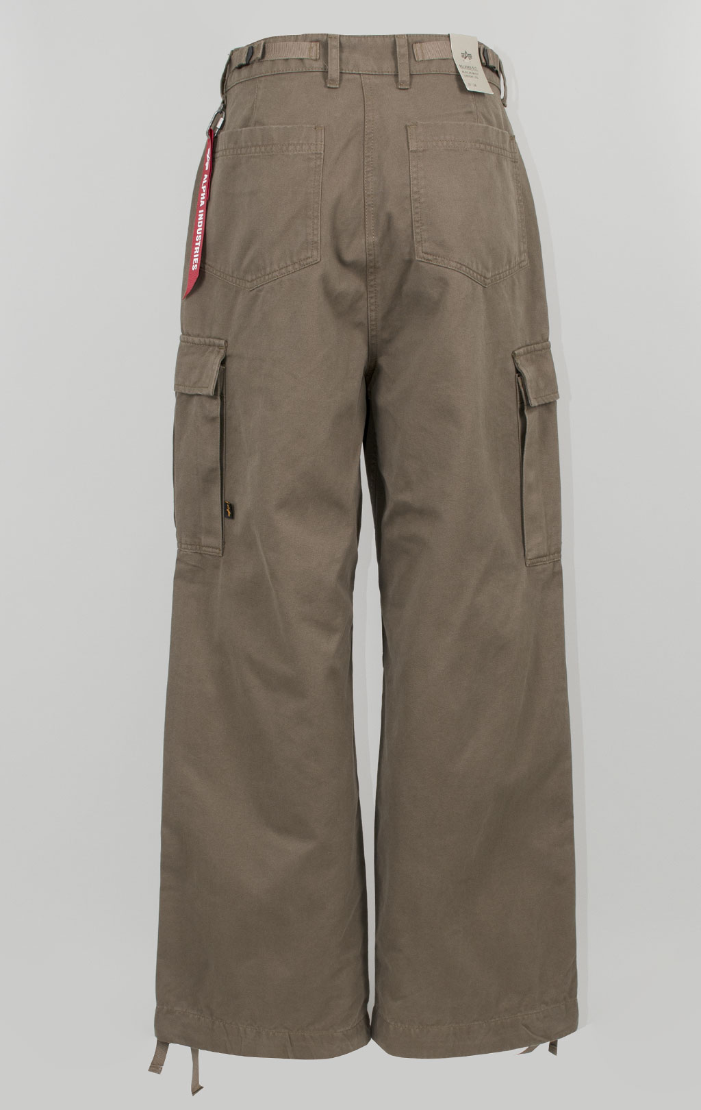 Женские брюки-карго парашюты ALPHA INDUSTRIES M-65 PANT плотные FW 24/25 coyote brown 