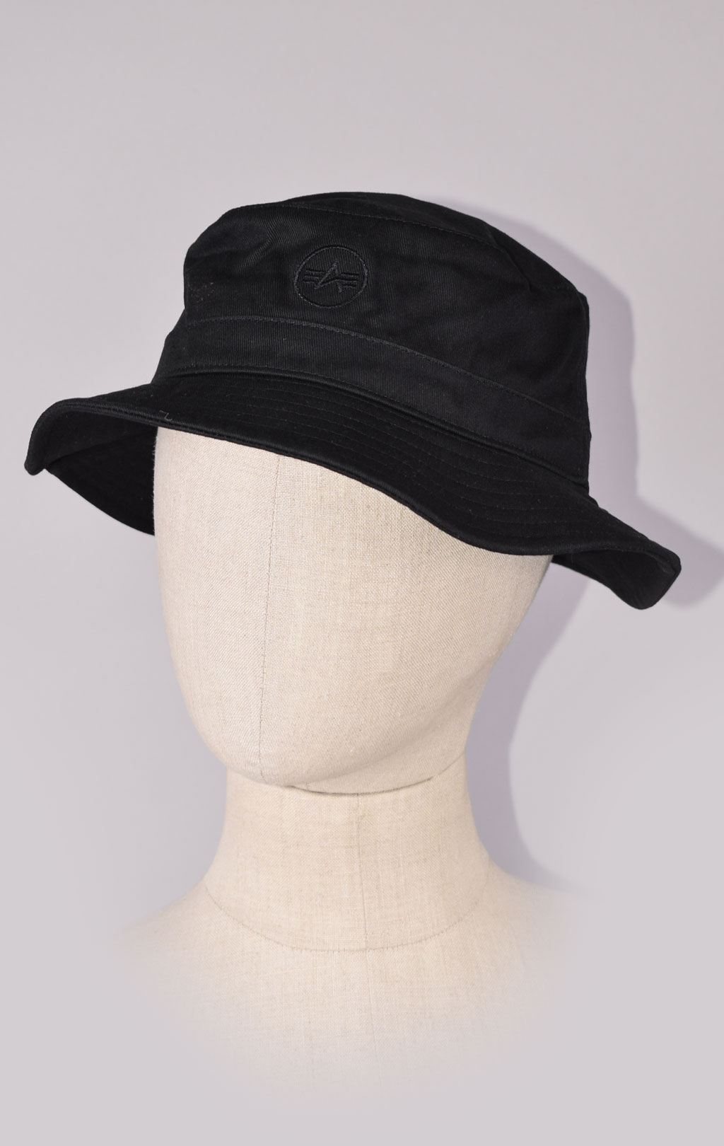 Панама ALPHA INDUSTRIES COTTON BUCKET HAT SS 23 black 