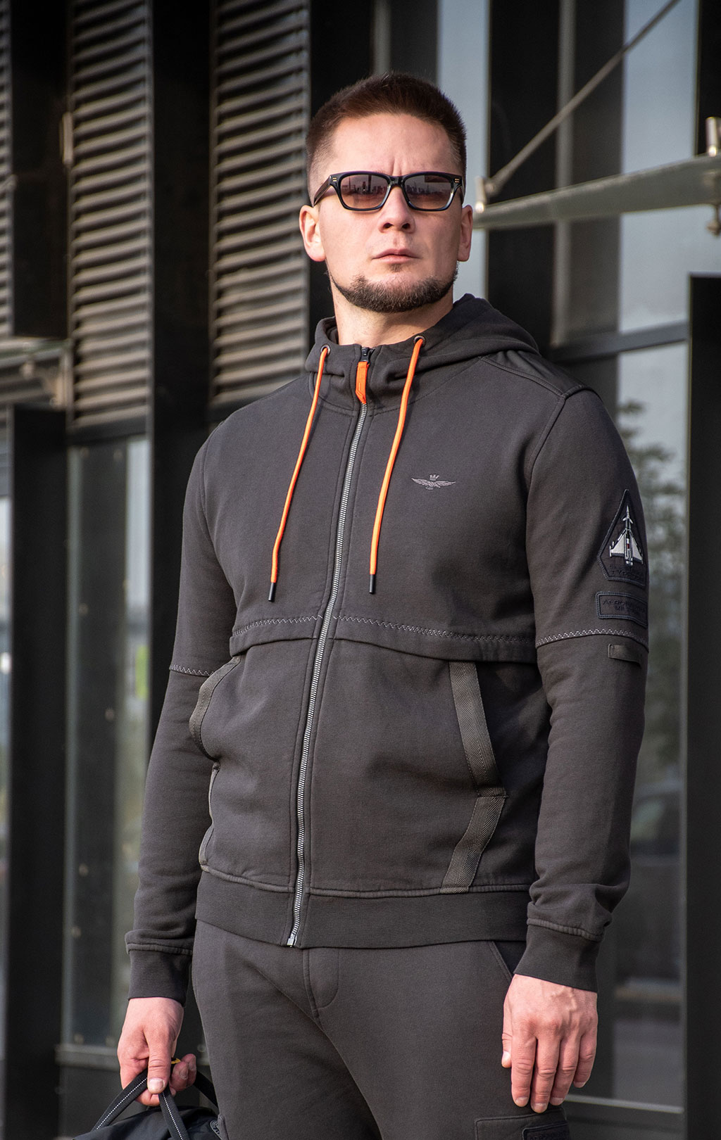 Толстовка AERONAUTICA MILITARE FW 24/25/TR dark musk (FE 1940) 