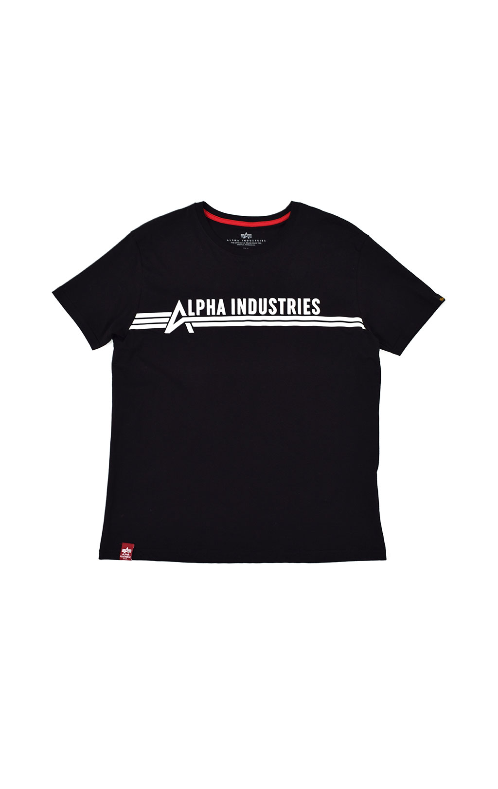 Футболка ALPHA INDUSTRIES ALPHA INDUSTRIES black white 