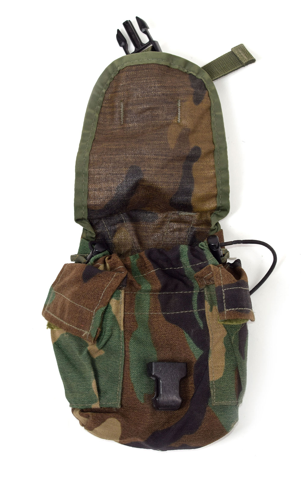 Чехол для фляги MOLLE camo woodland б/у США