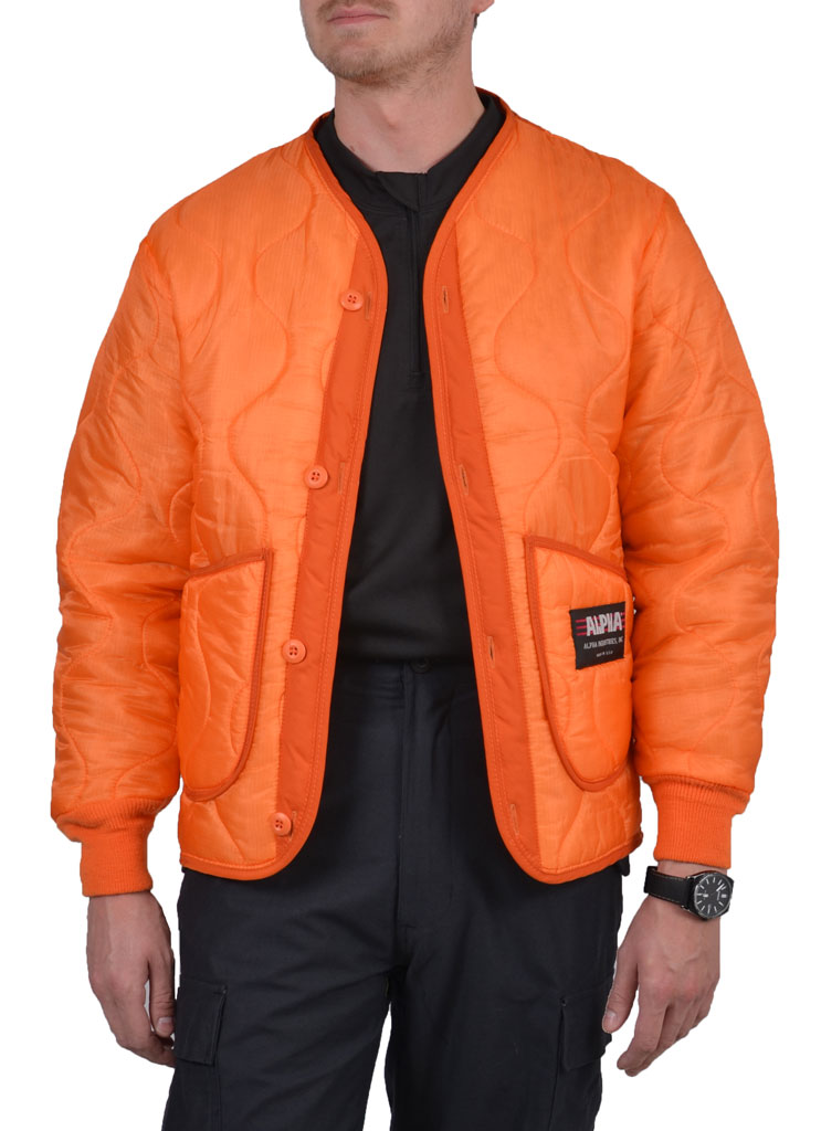 Подстежка ALPHA INDUSTRIES CLASSIC M-65 с карманами и манжетами orange 