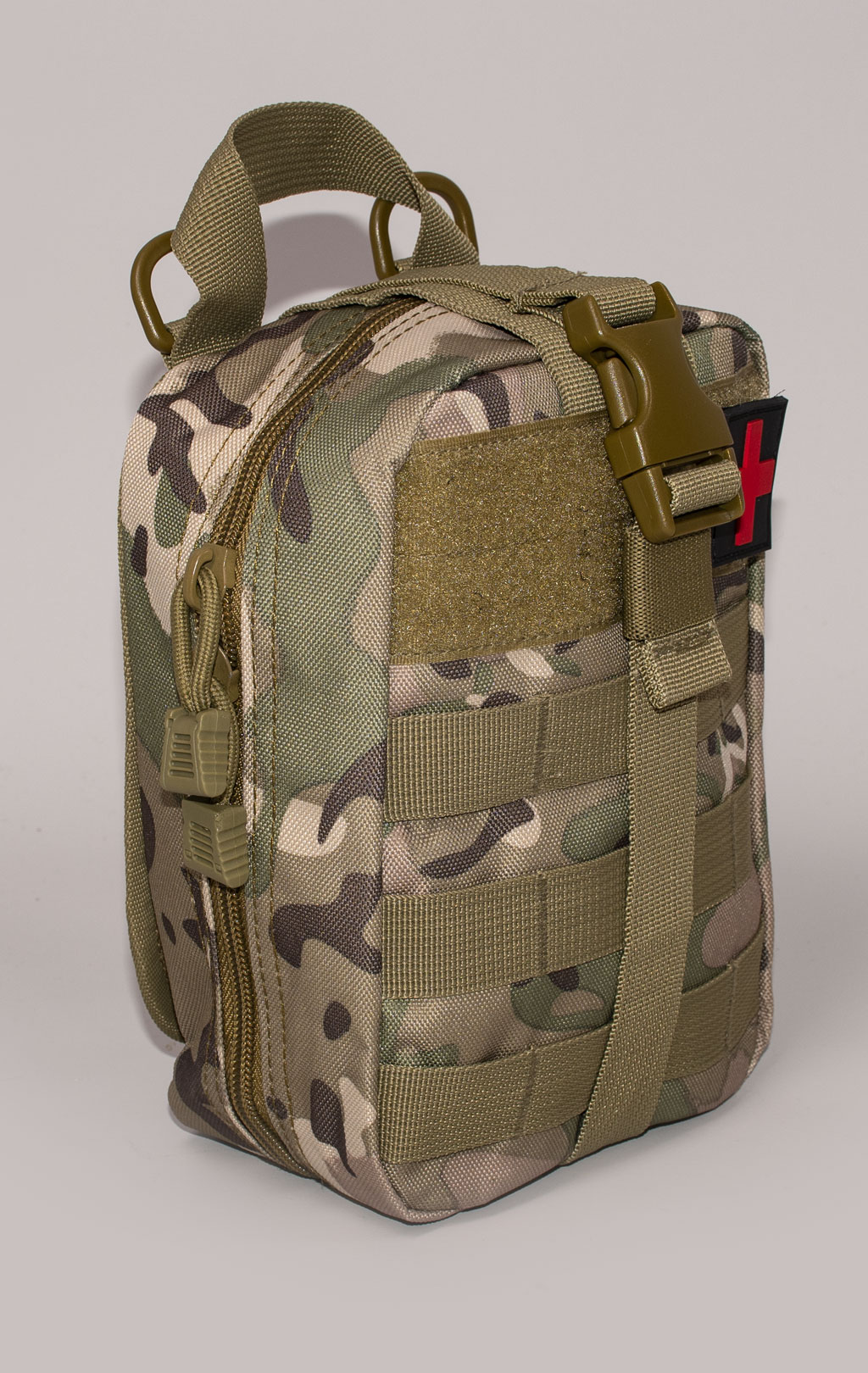 Подсумок медицинский FIRST AID KIT отрывной, с  нашивкой multicam PH-896 Китай