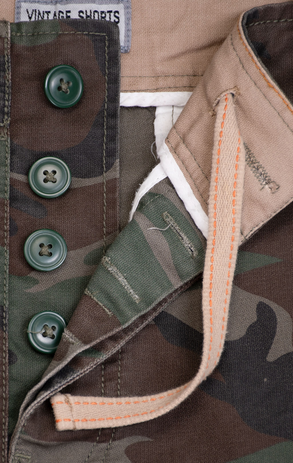 Шорты карго Surplus VINTAGE camo woodland 