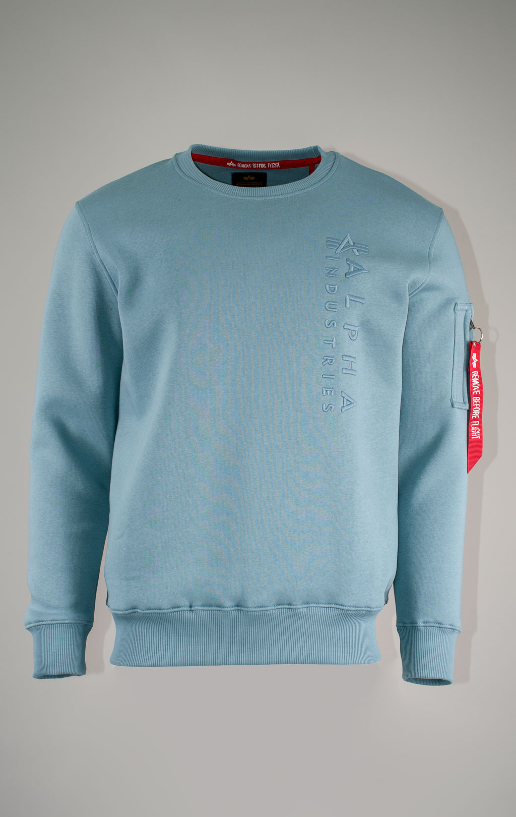 Свитшот ALPHA INDUSTRIES EMB SWEATER greyblue 