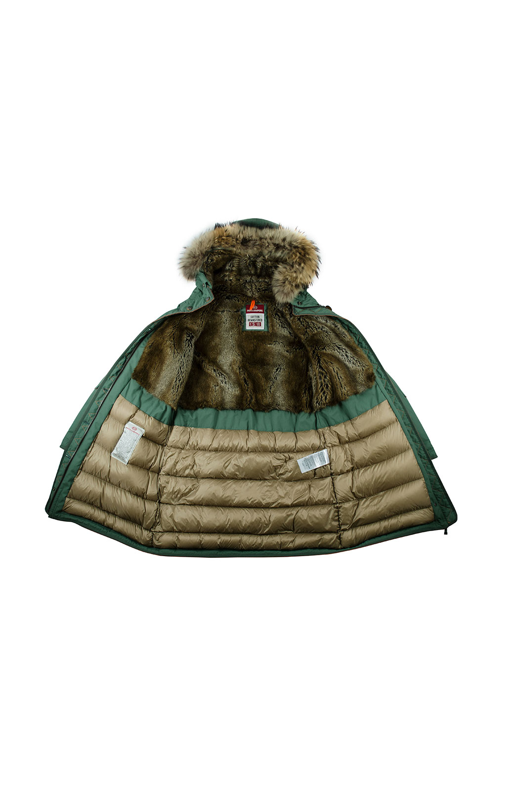 Женское пальто пуховое PARAJUMPERS BORAH green moss 