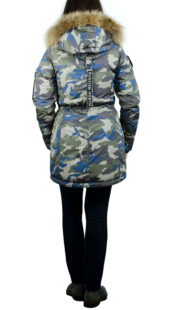Женский пуховик ARCTIC EXPLORER UMI camo 