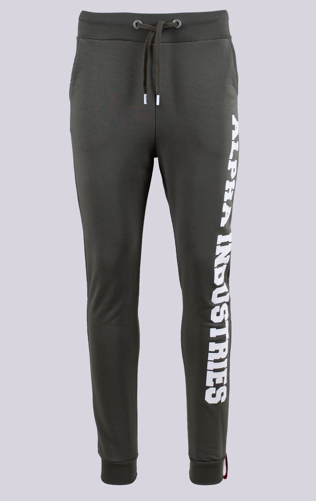 Брюки спортивные джоггеры ALPHA INDUSTRIES BIG LETTERS JOGGER dark olive 