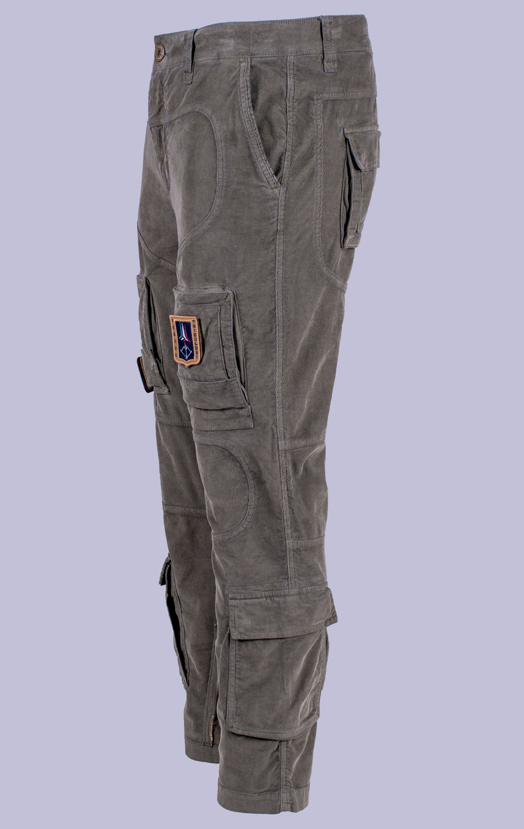 Брюки-карго AERONAUTICA MILITARE ANTI-G вельвет FW 26/27/AL tea leaf (PA 1664) 