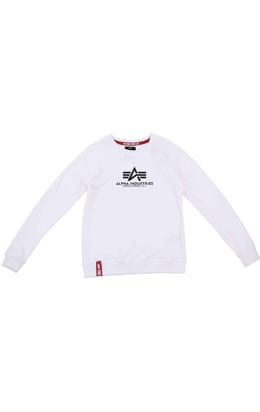 Женский свитшот ALPHA INDUSTRIES NEW BASIC SWEATER white 