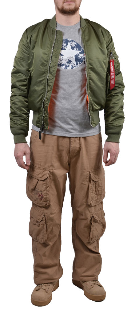 Куртка-бомбер лётная ALPHA INDUSTRIES SLIM FIT MA-1 sage green Куртка-бомбер лётная ALPHA INDUSTRIES SLIM FIT MA-1 sage green