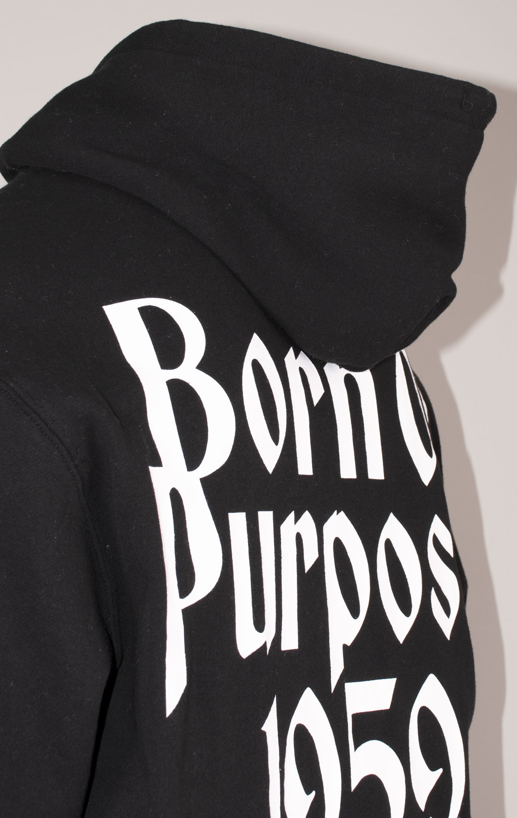 Толстовка ALPHA INDUSTRIES BORN OF PURPOSE HOODIE FW 24/25 black 