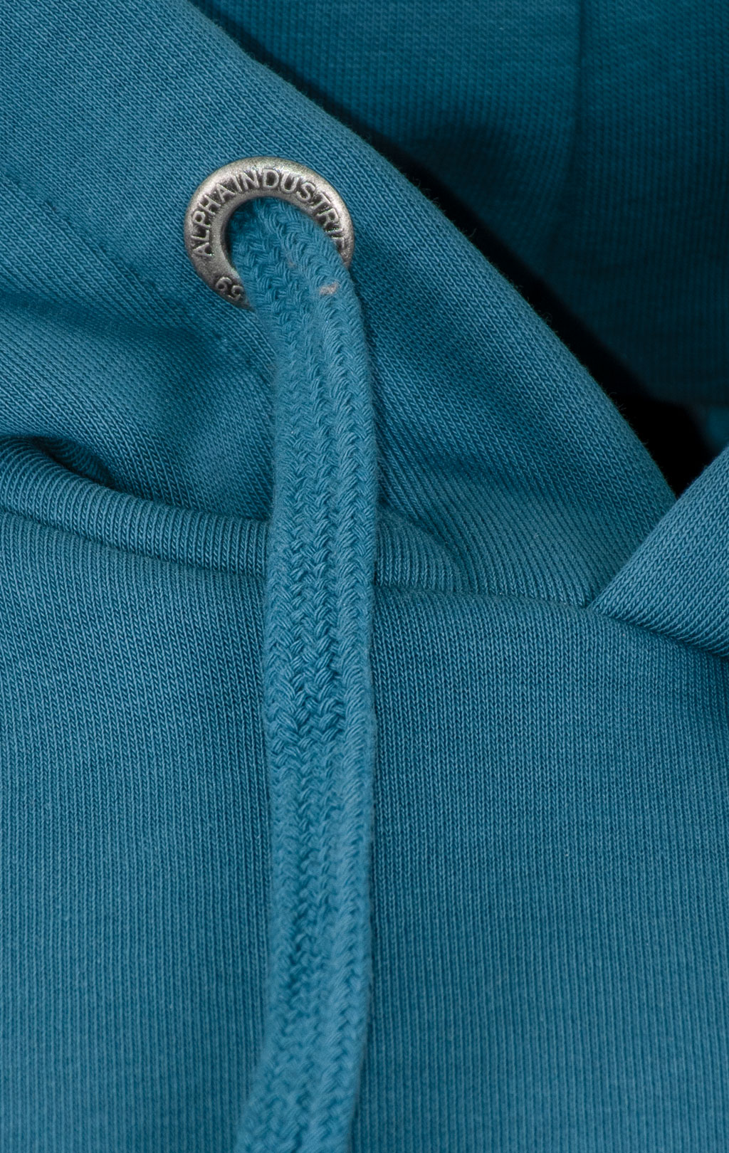 Толстовка ALPHA INDUSTRIES BASIC HOODY SMALL LOGO vintage marine 