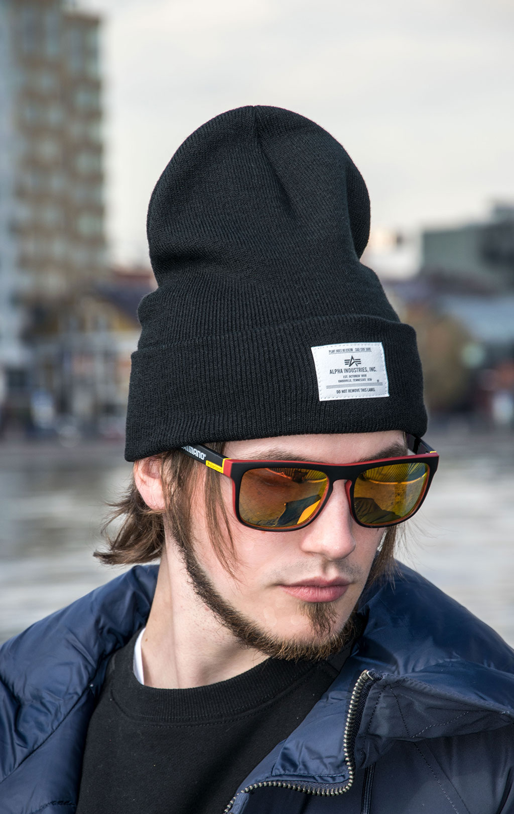 Шапка ALPHA INDUSTRIES ESSENTIAL BEANIE FW 23/24 black 