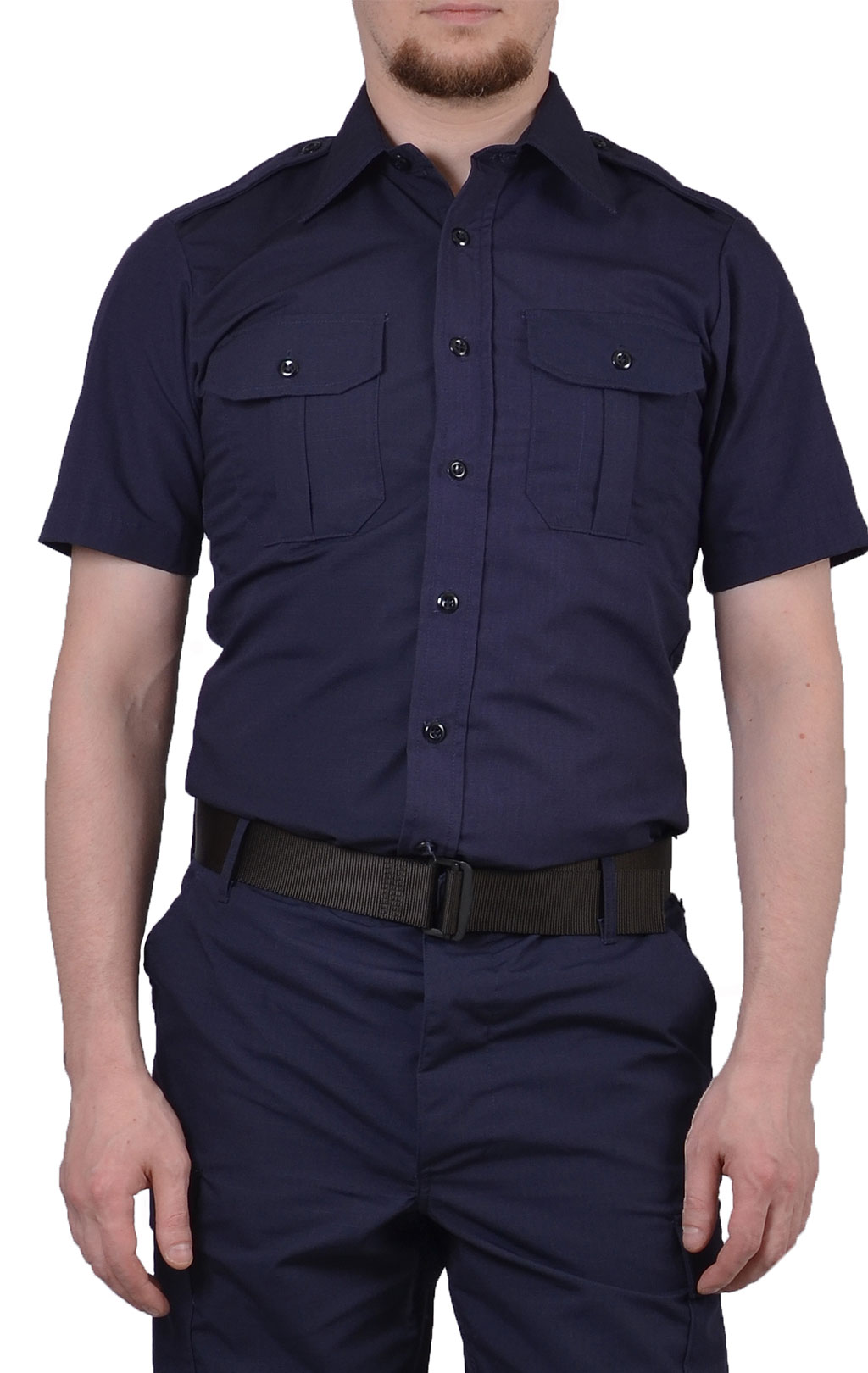 Рубашка Propper TACTICAL хлопок35%/полиэстер65% Rip-Stop короткий рукав navy 