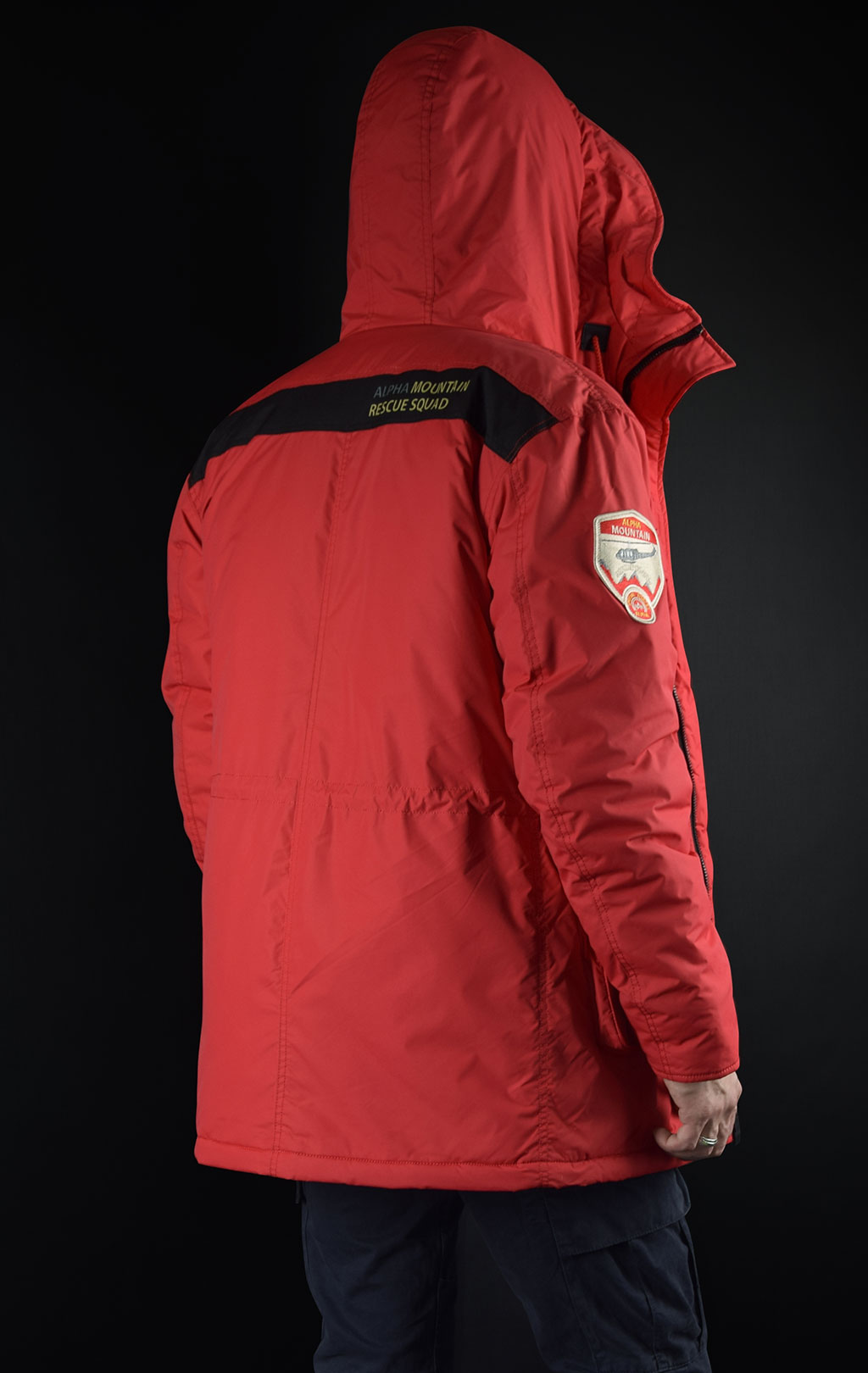 Куртка ALPHA INDUSTRIES MOUNTAIN ALL WEATHER JACKET speed red 