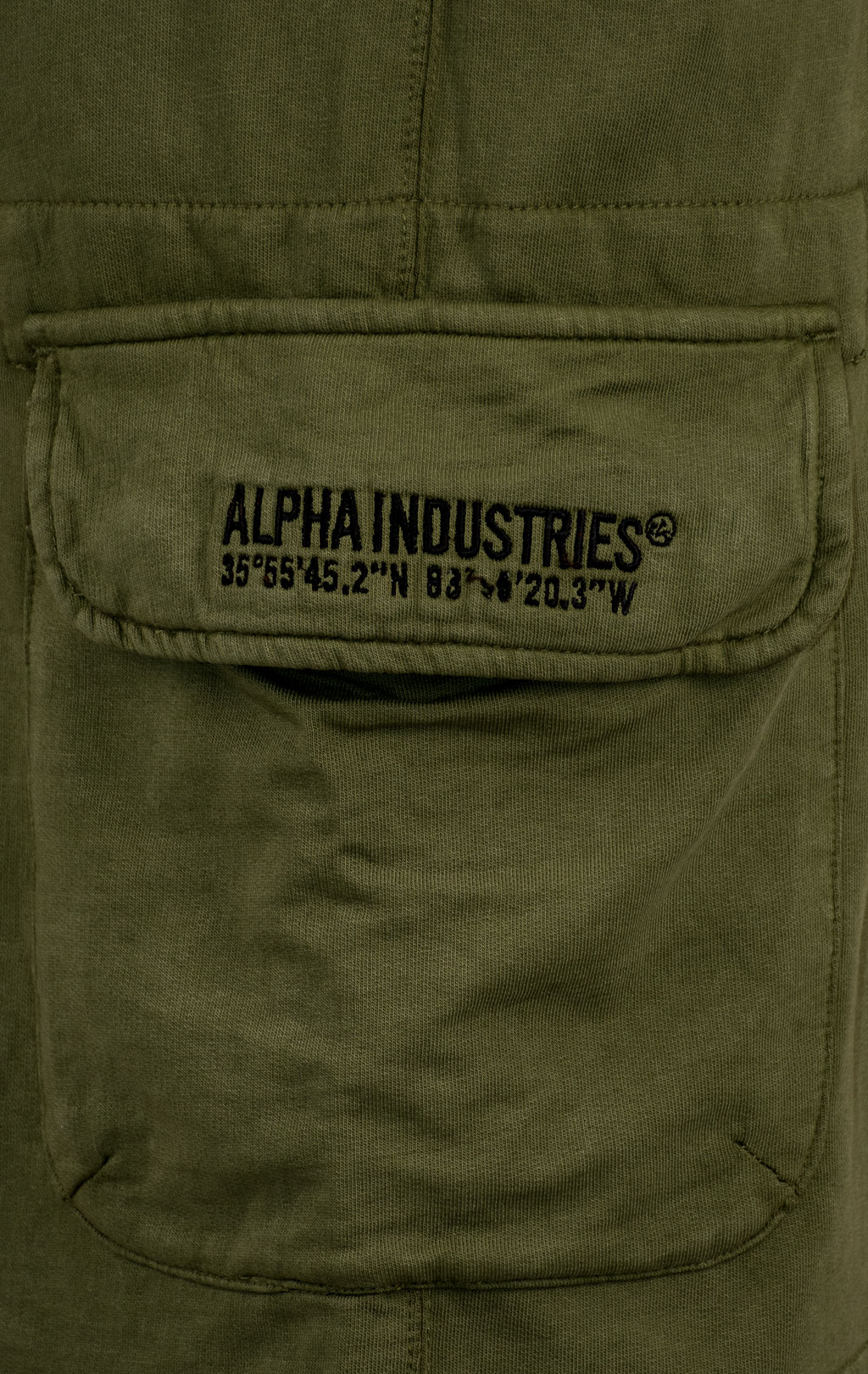 Шорты трикотажные ALPHA INDUSTRIES TERRY DYED SHORT SS 25 m olive 