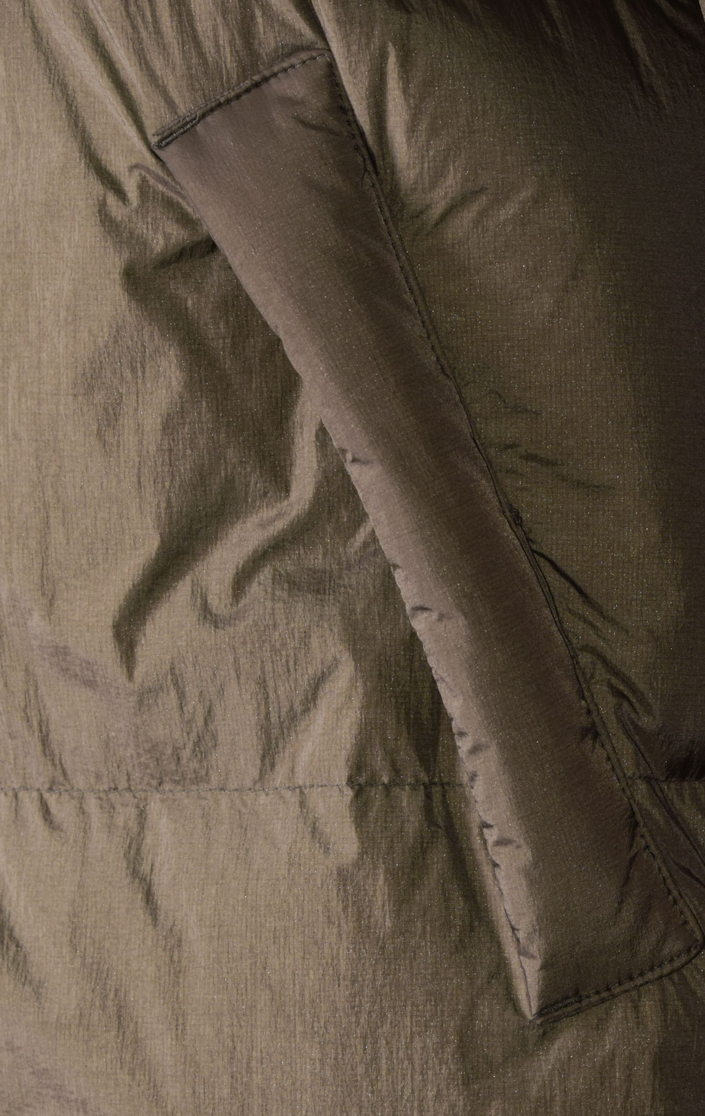 Женское пальто пуховое PARAJUMPERS SLEEPING BAG двустороннее FW 23/24 taglia olive-mochi 