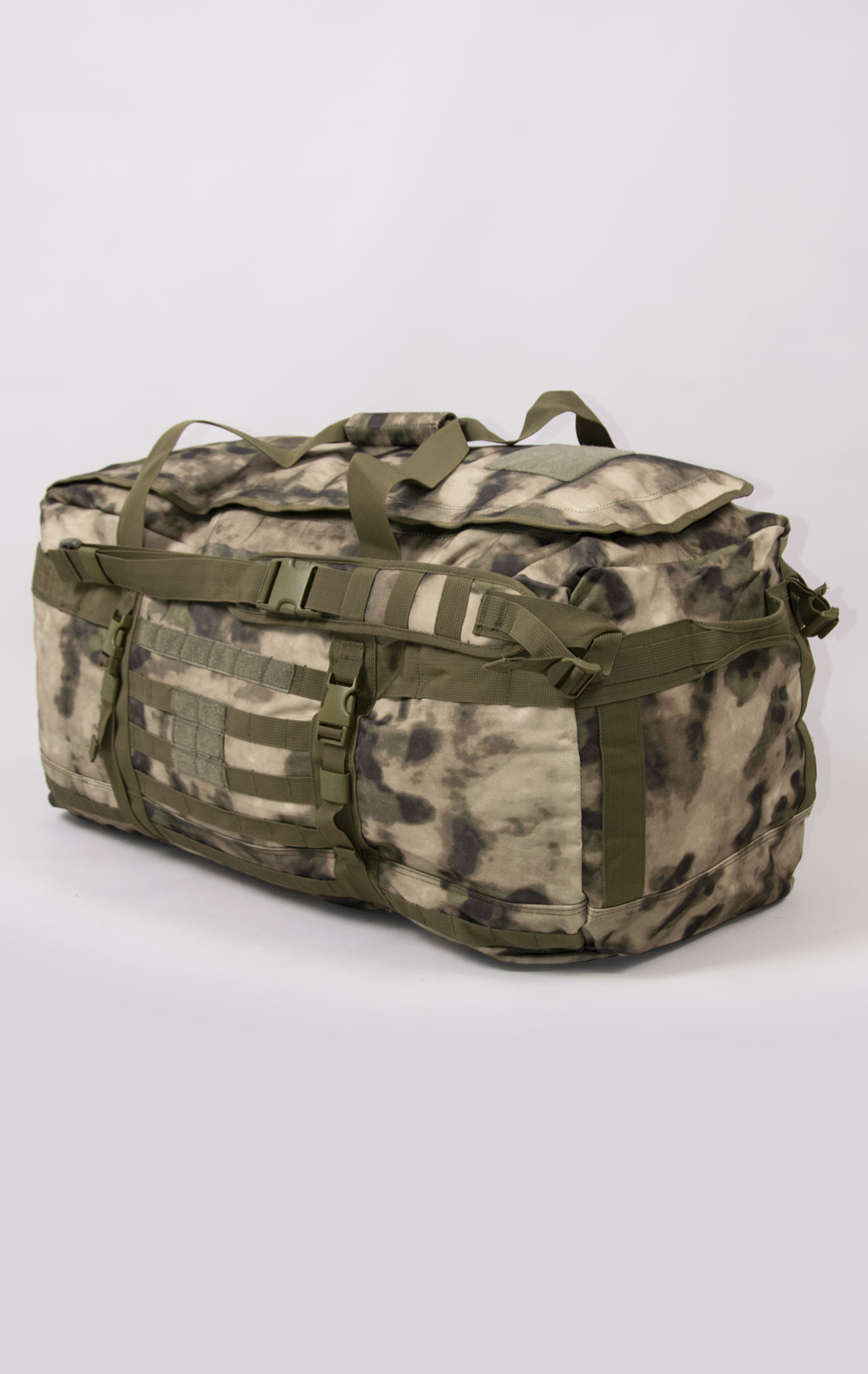 Сумка-рюкзак MOLLE 77x36x35 лямки MOLLE green camo BS-1439 Китай