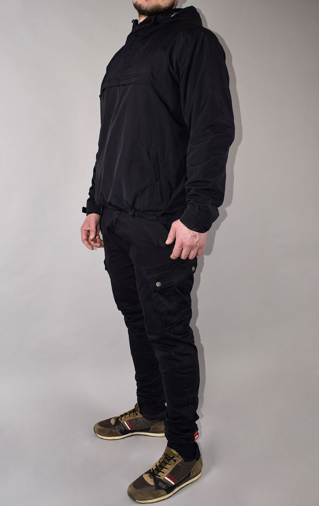 Анорак Surplus WINDBREAKER big size black 