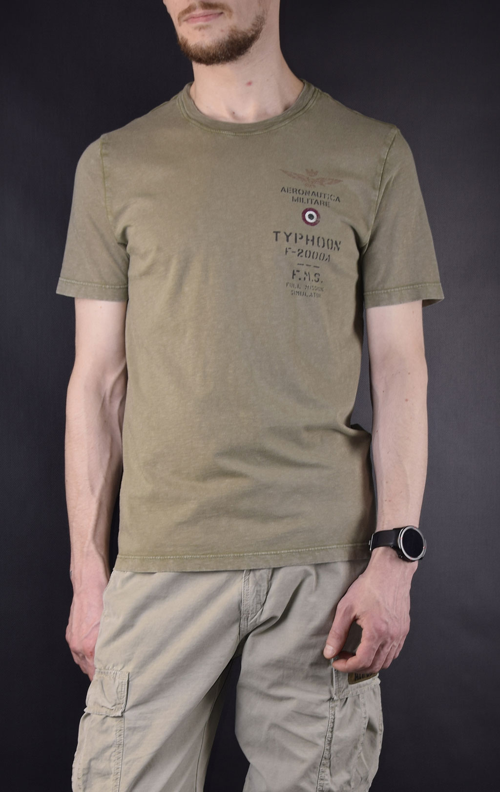 Футболка AERONAUTICA MILITARE SS19 salvia (TS 1629)