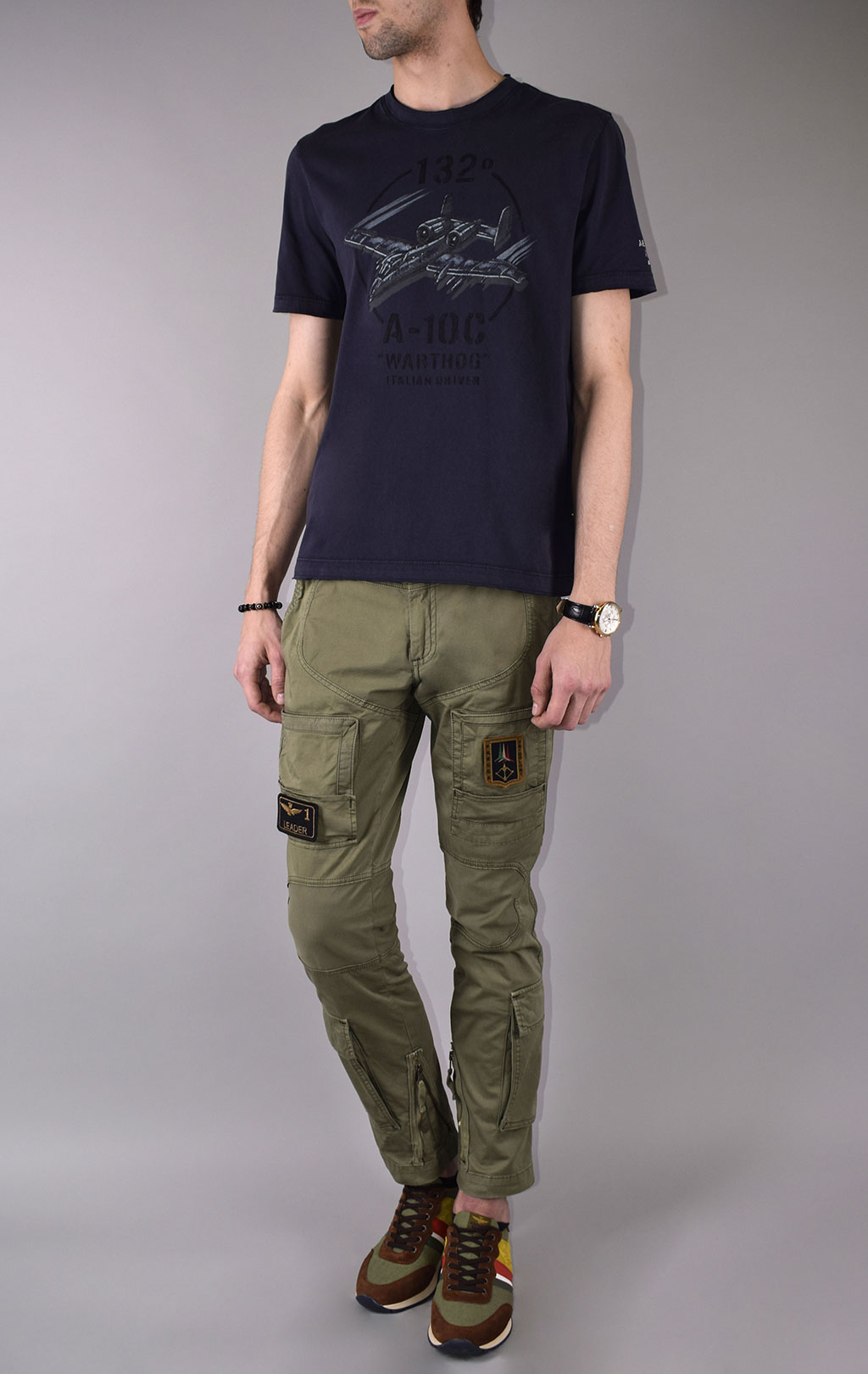 Футболка AERONAUTICA MILITARE SS 20/IN blue navy (TS 1601) 