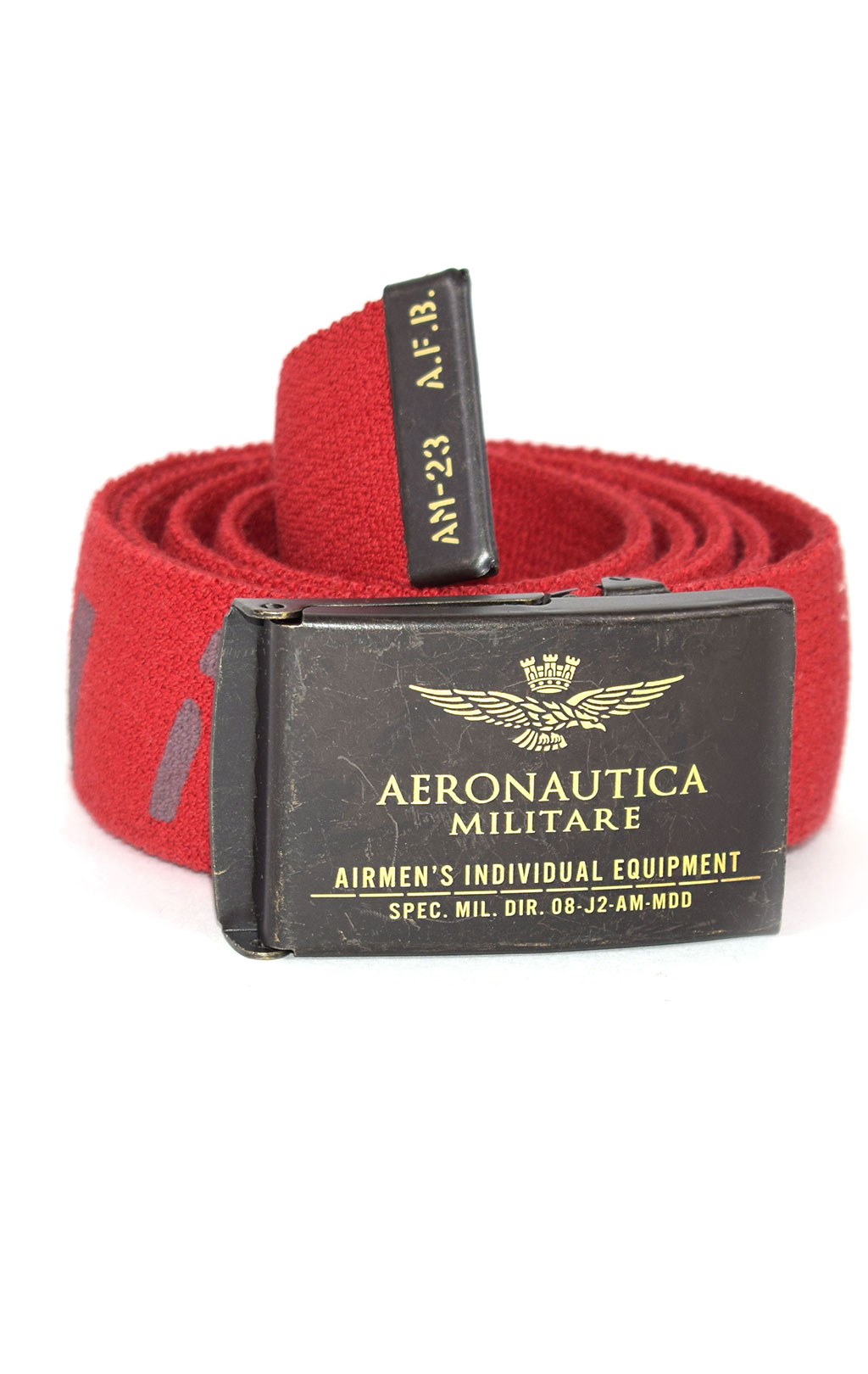 Ремень эластичный AERONAUTICA MILITARE SS 20/IT rosso (CI 261) 