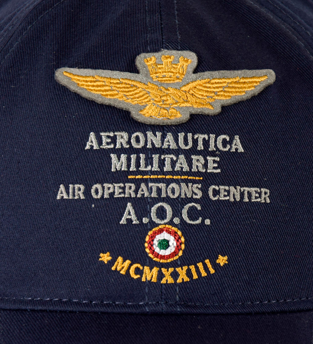 Бейсболка AERONAUTICA MILITARE blue navy (HA 1006) 